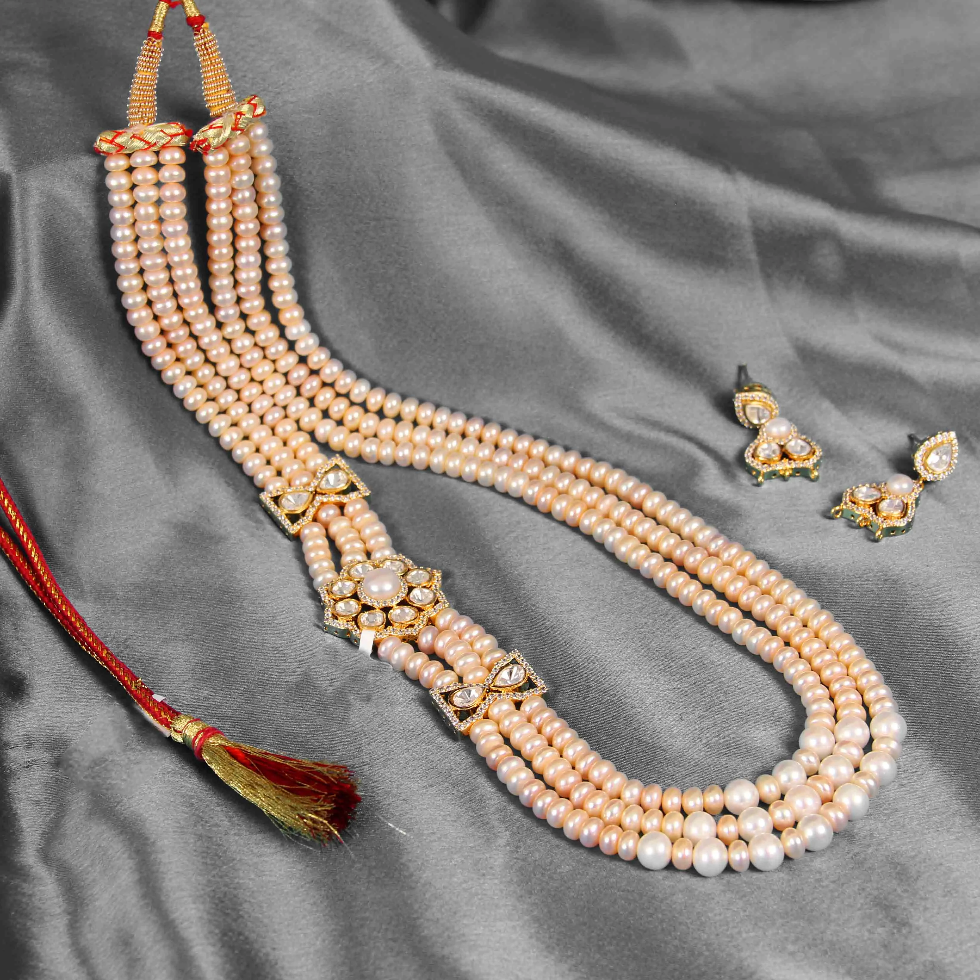 Royal Pearl Necklace Set