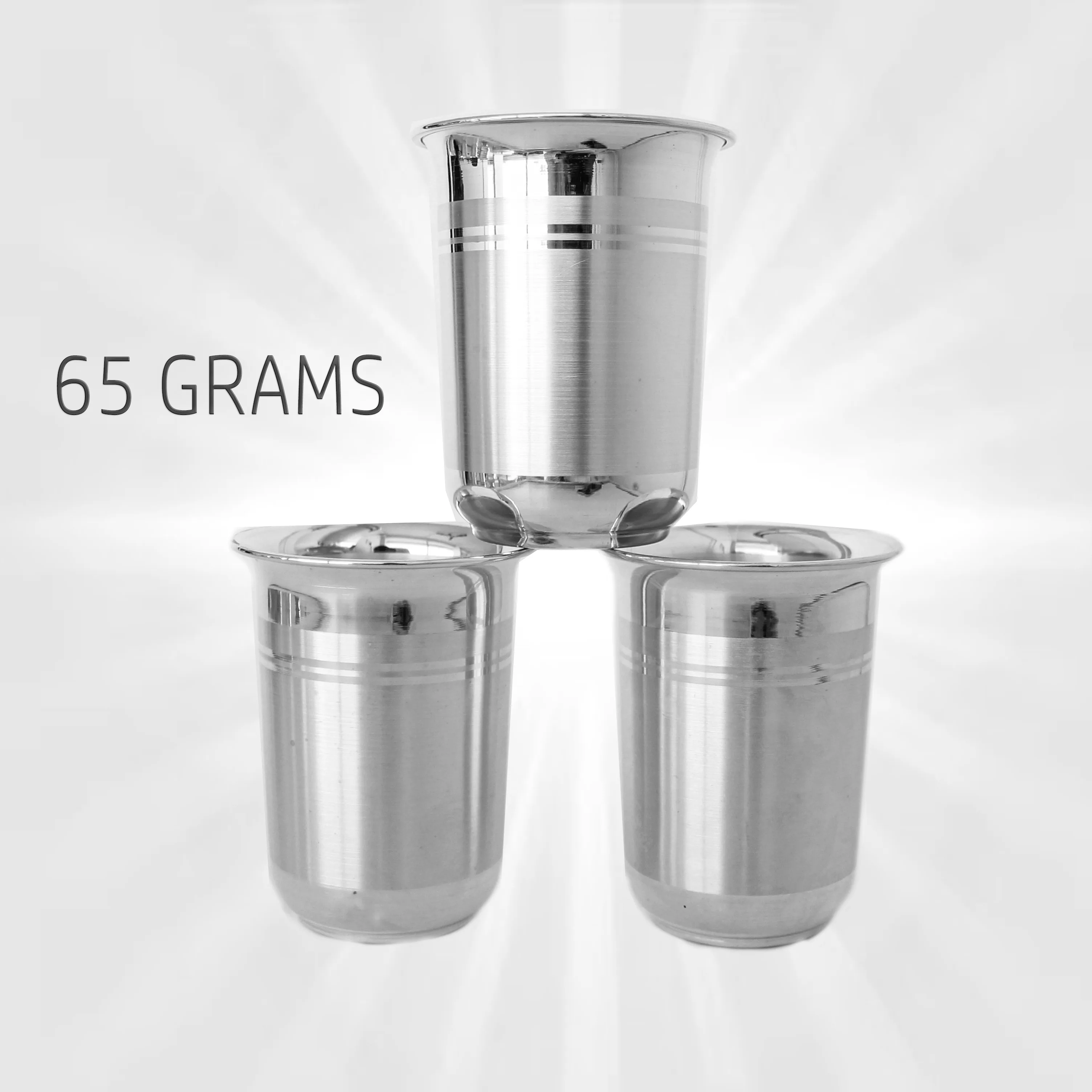 Pure Silver glass  – Daily Use  Glass