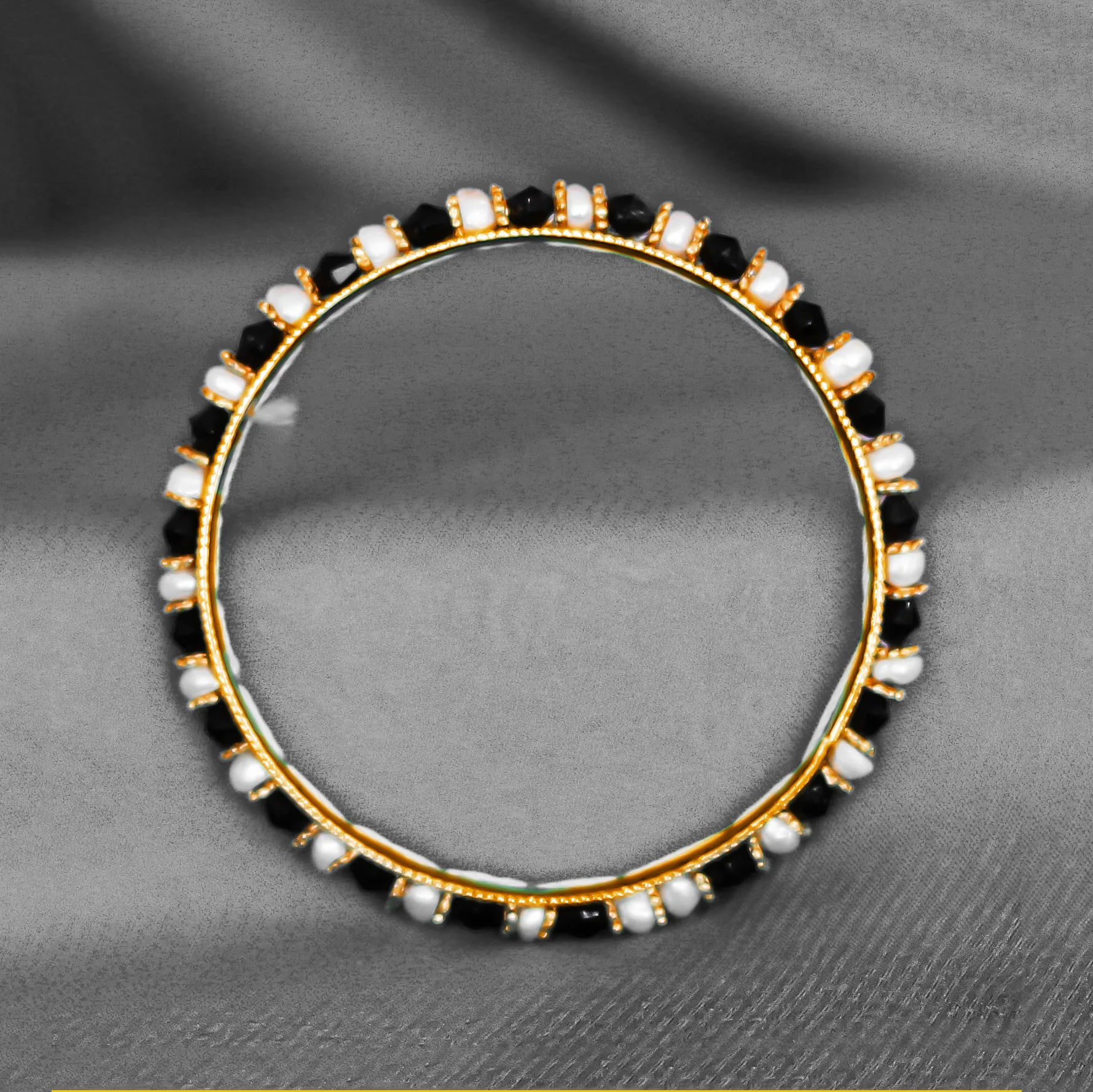 Elegant Pearl Bangles