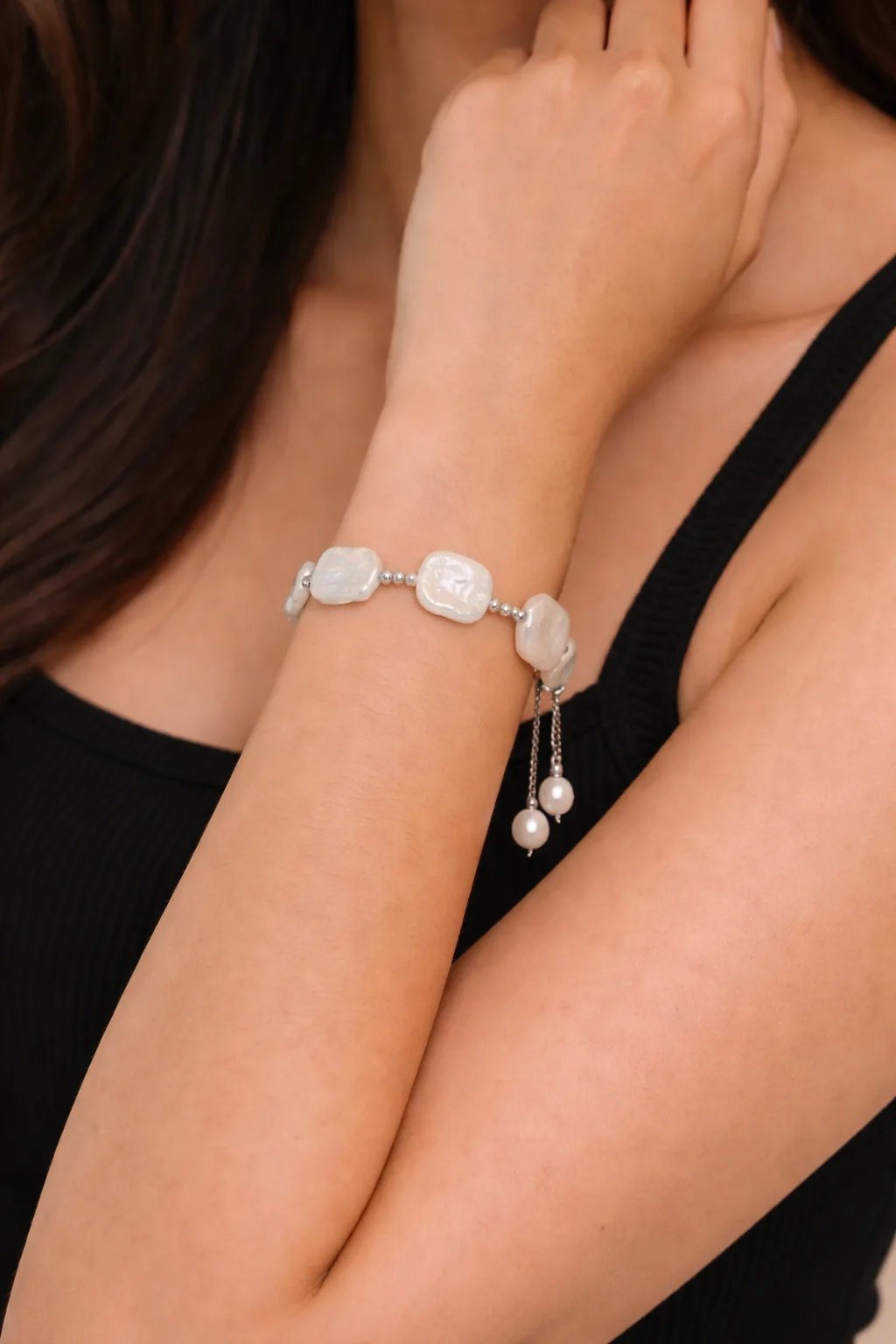 Elegant Baroque Pearl Bracelet for Women