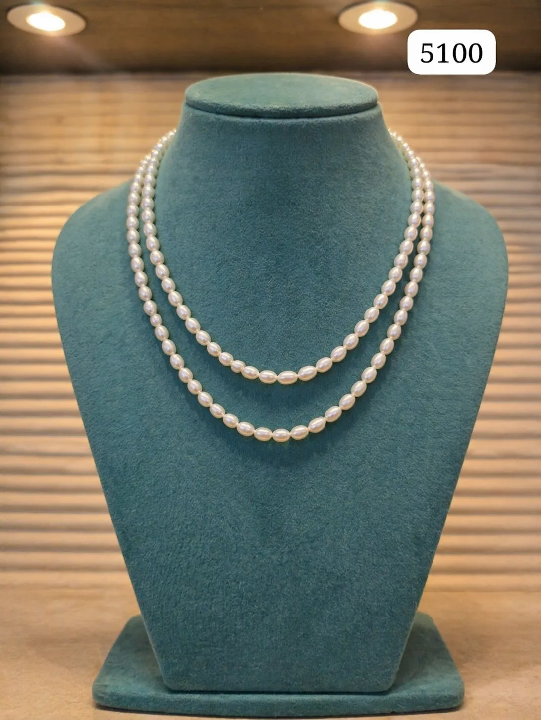 Elegant Double Layer Pearl Necklace for Women thumbnail 5