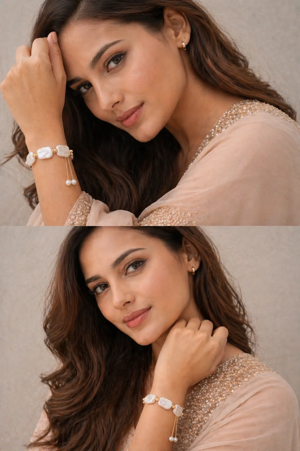 Elegant Pearl Beaded Bracelet for Women thumbnail 4