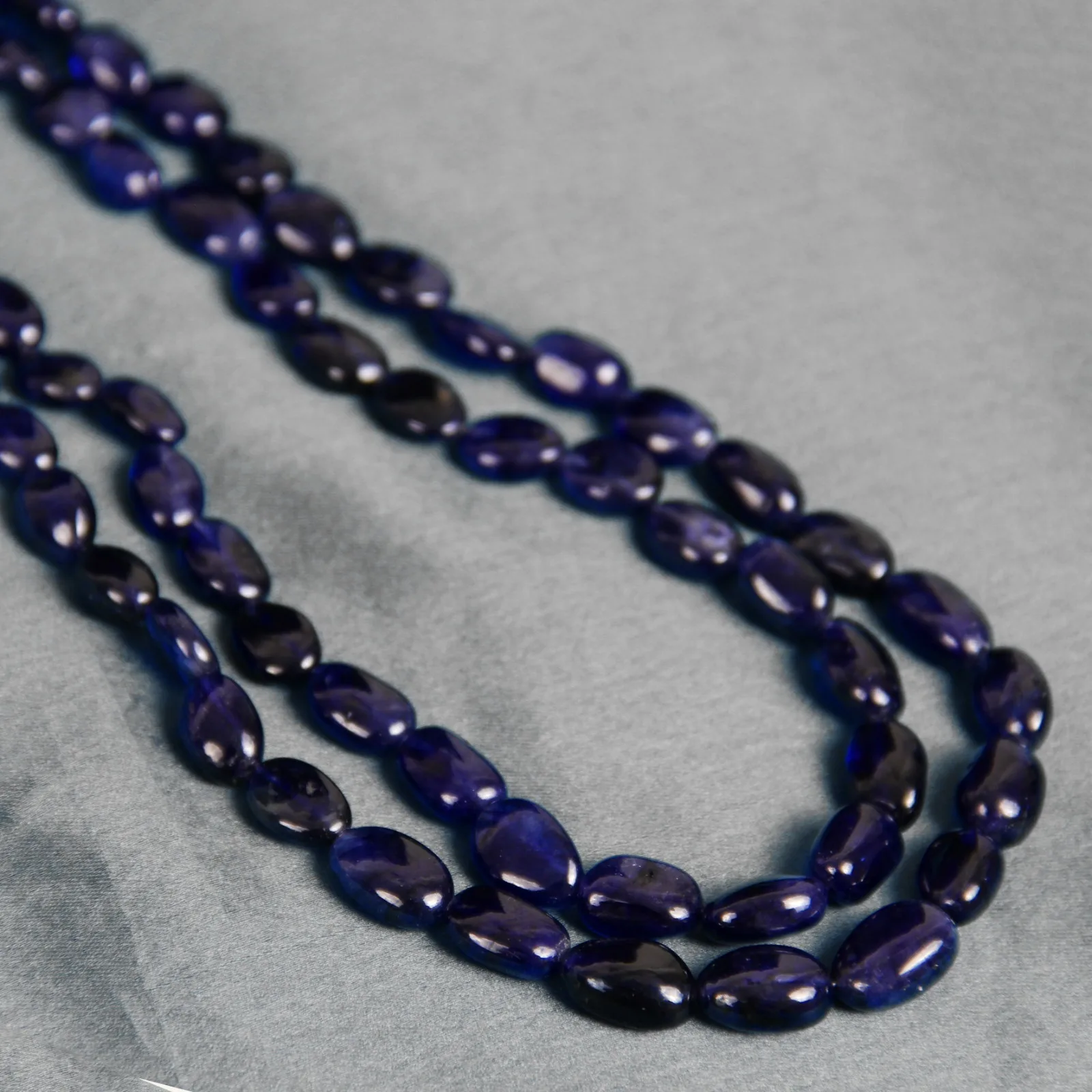 Dark Blue Gemstone Mala