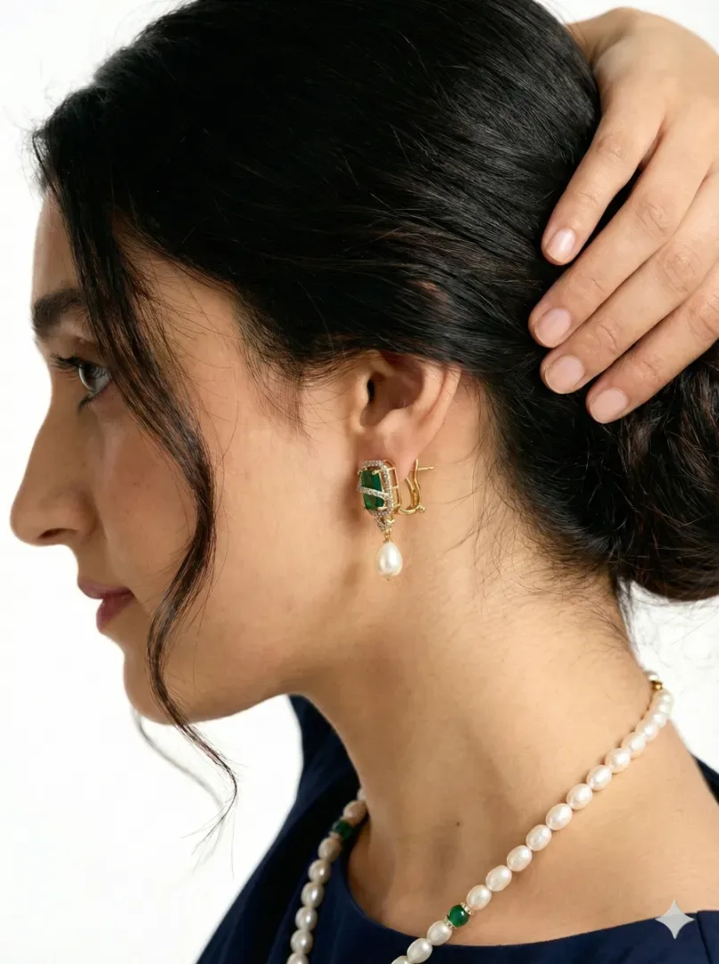 real pearl pendent necklace