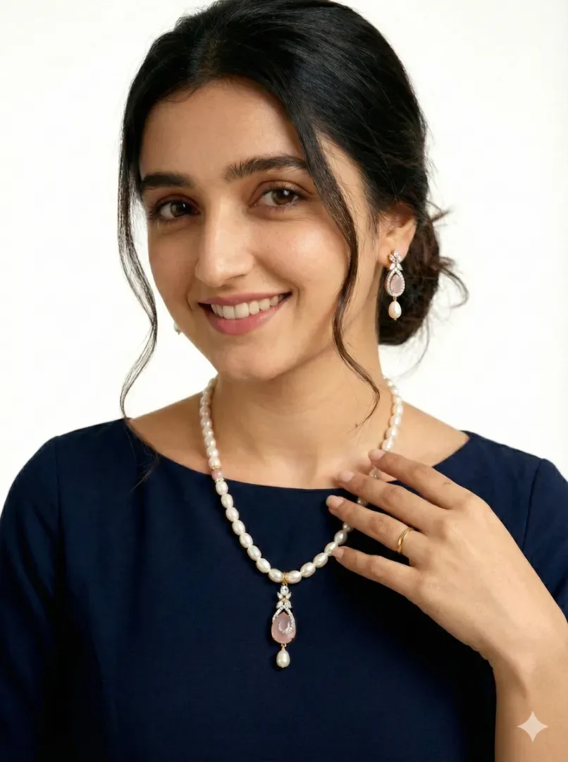 natural pearl necklace