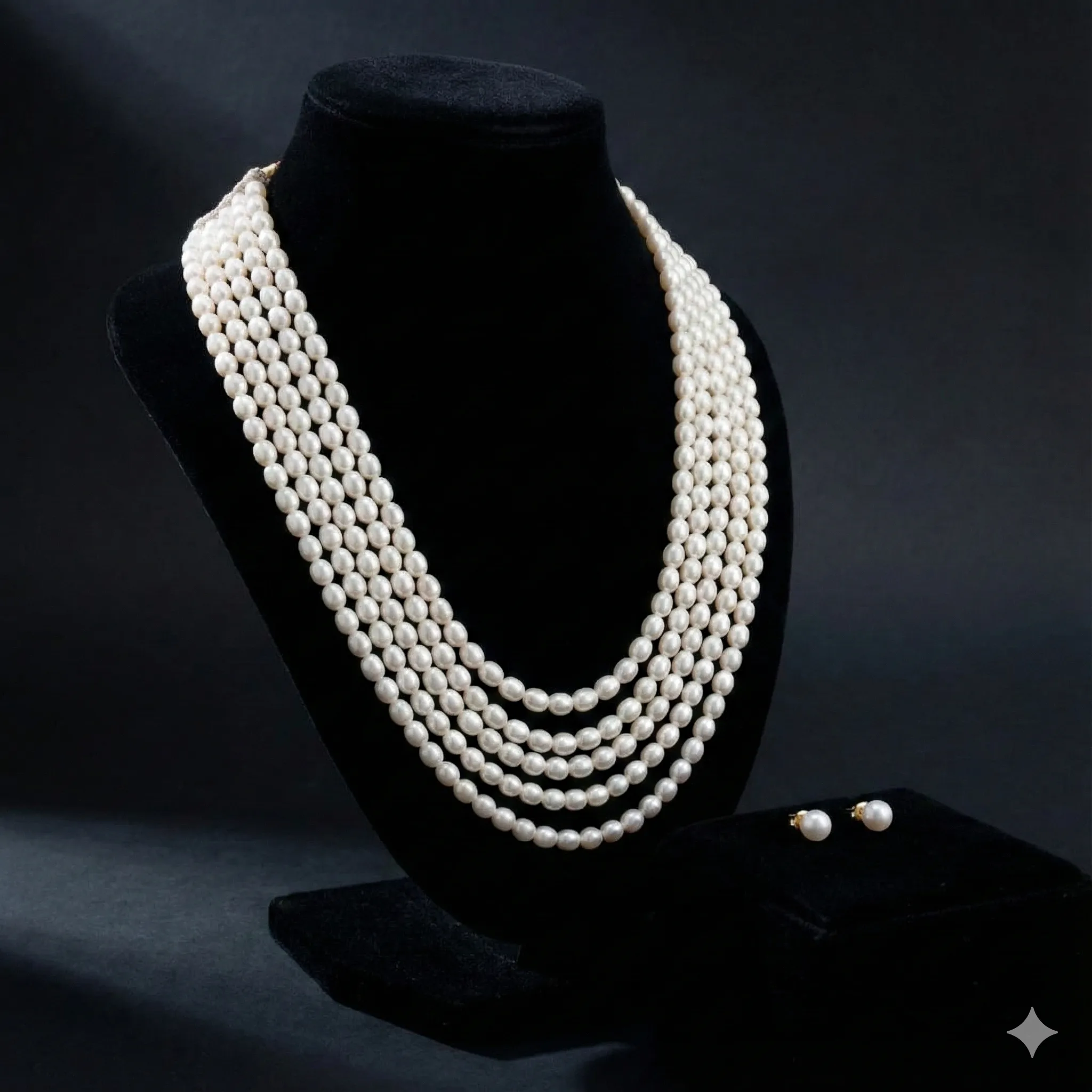 Multi-Strand Pearl Necklace