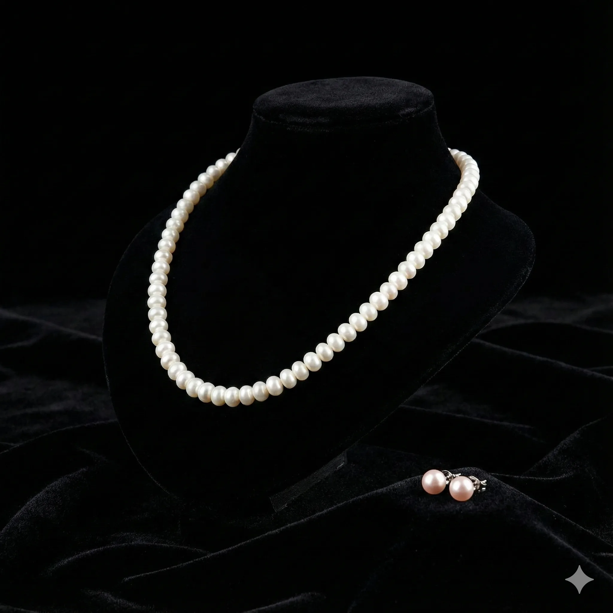 Single White Pearl Necklace