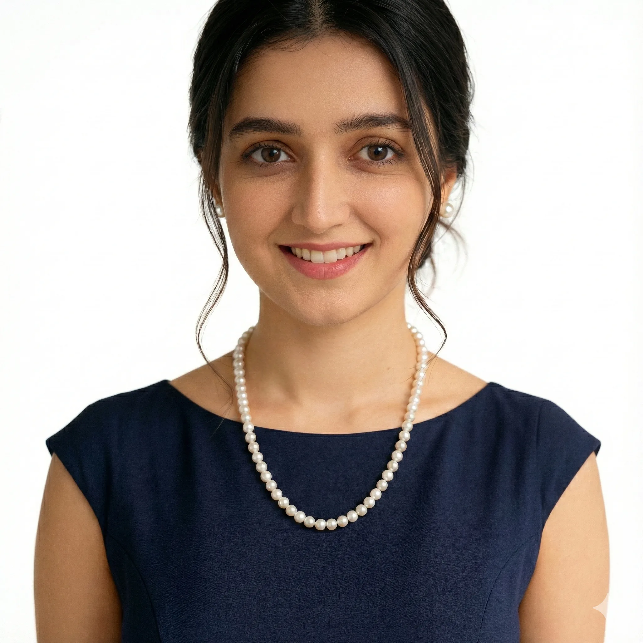 Single White Pearl Necklace