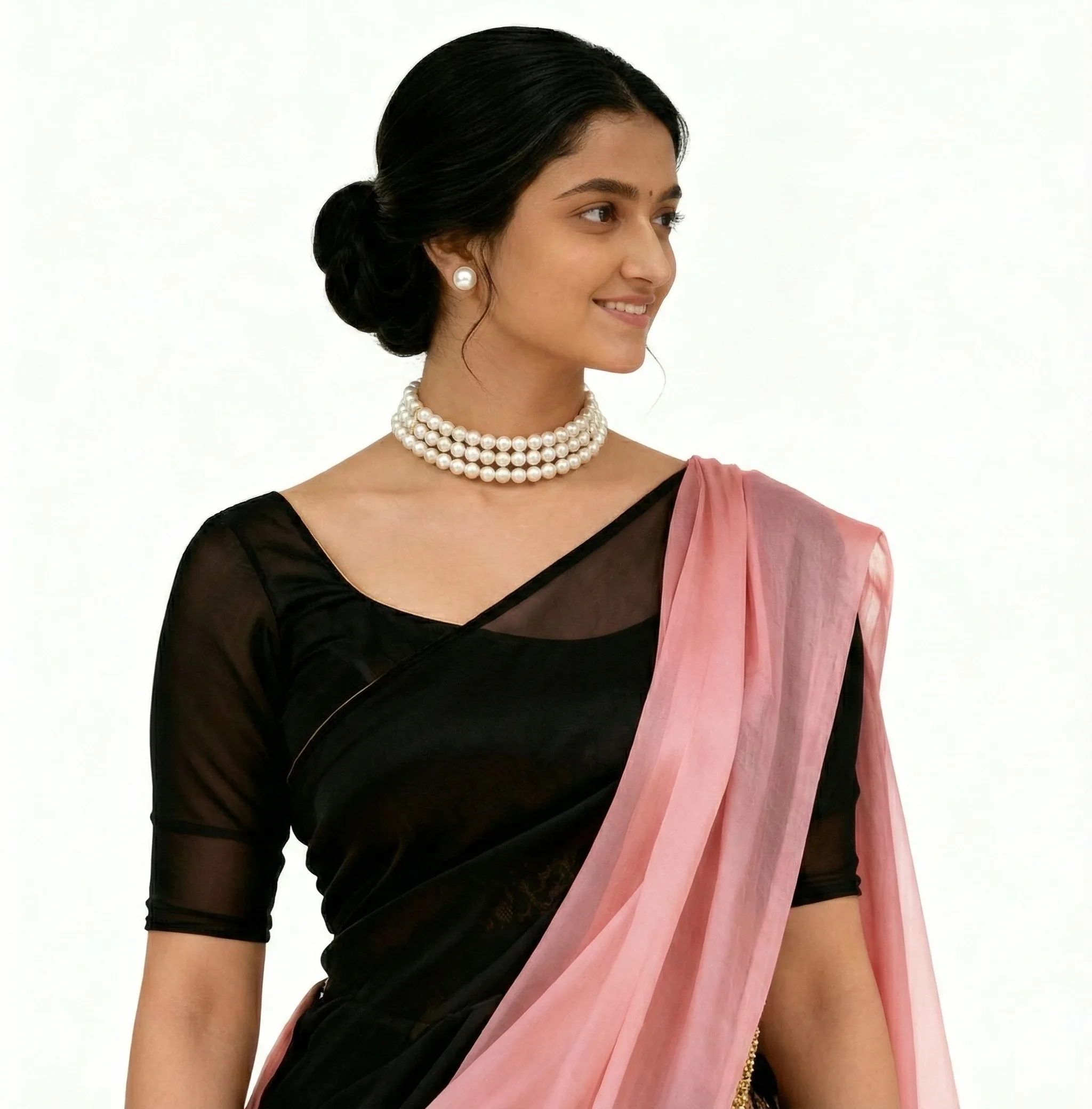 Triple Pearl Choker Set