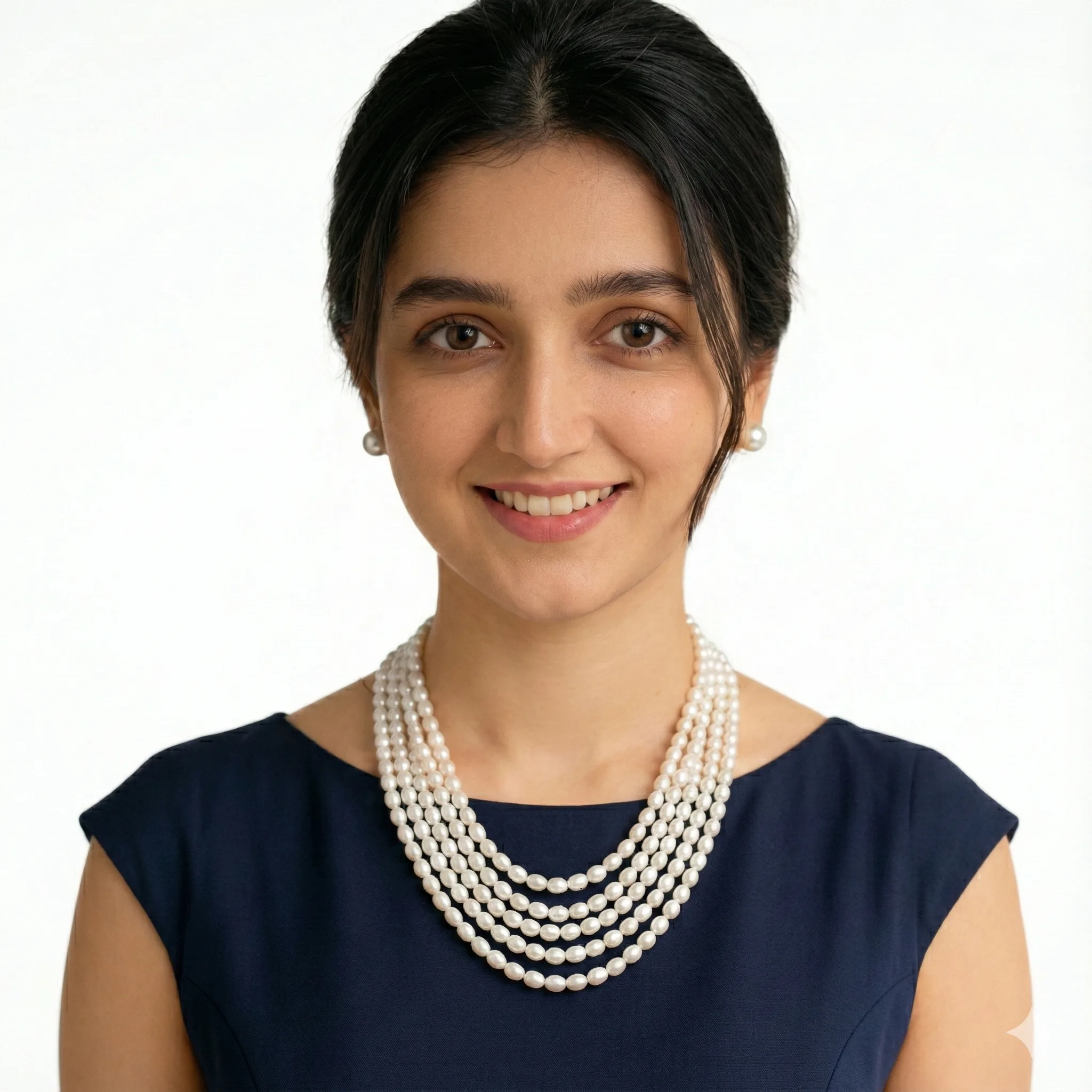 Multi-Strand Pearl Necklace