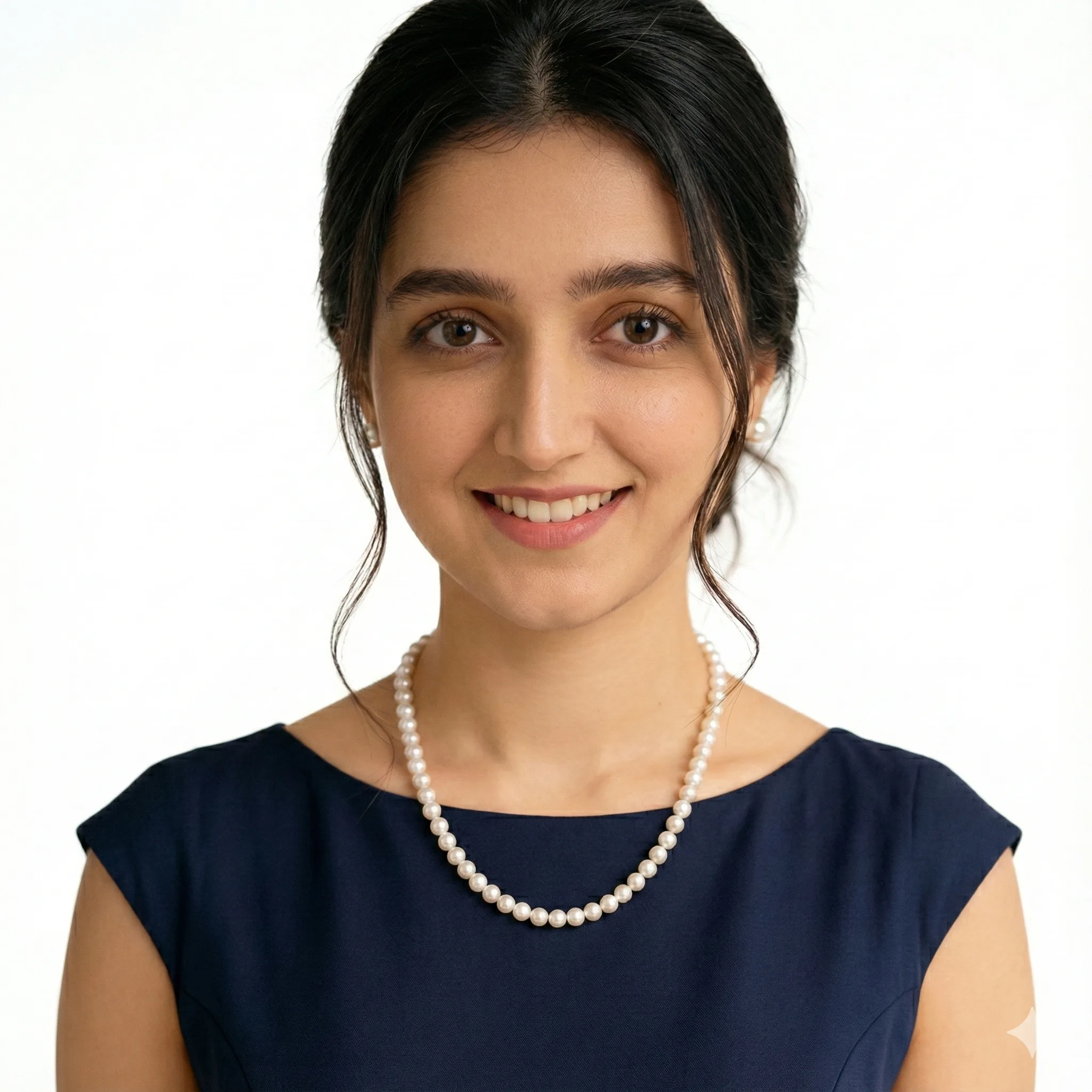 single line pearl mala