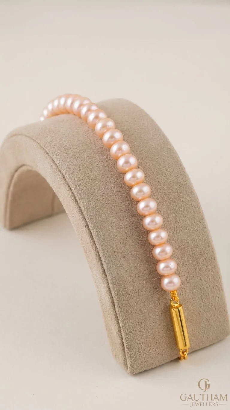 simple pearl bracelet