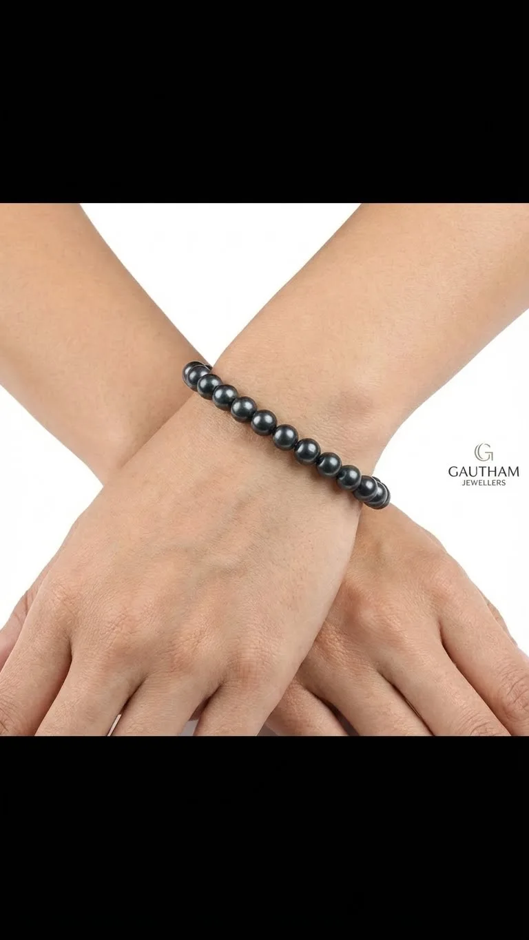 black pearl bracelet
