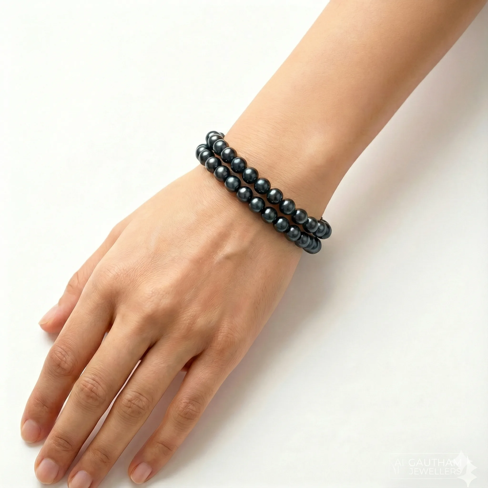 black pearl bracelet