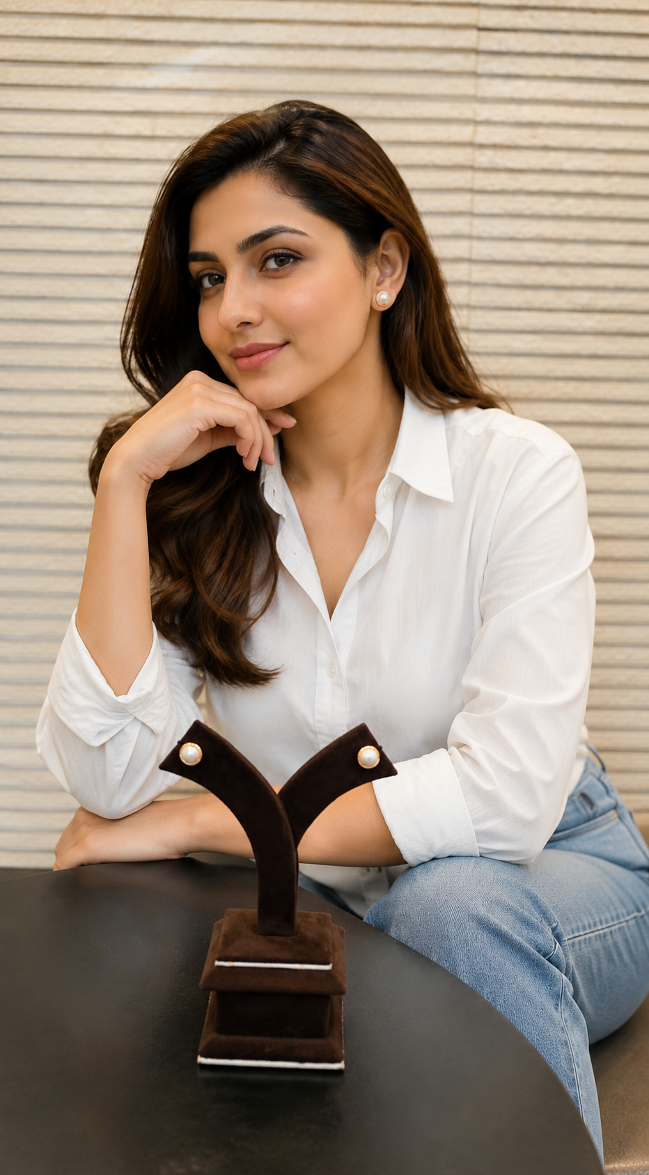 Classic Pearl Stud Earrings for Women