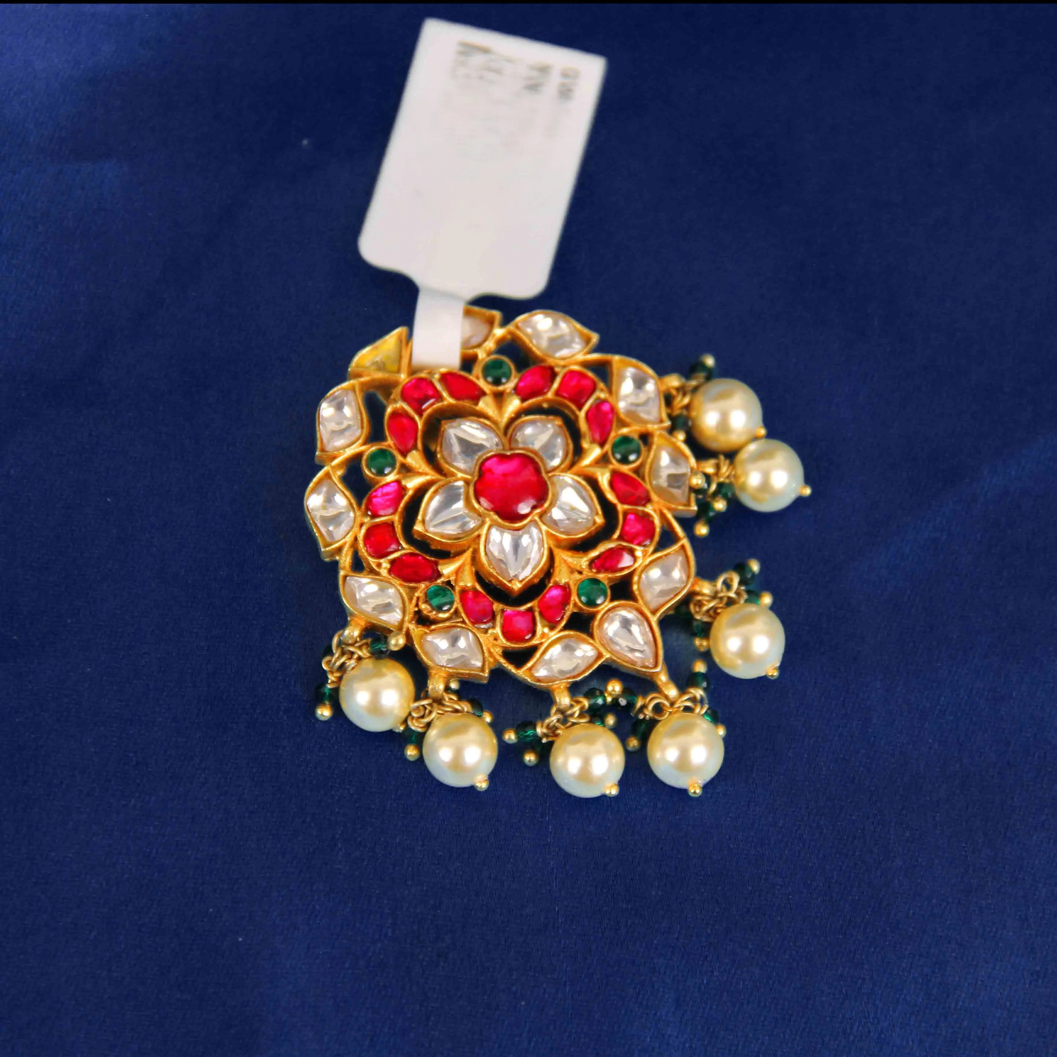 Floral Kundan Pendant