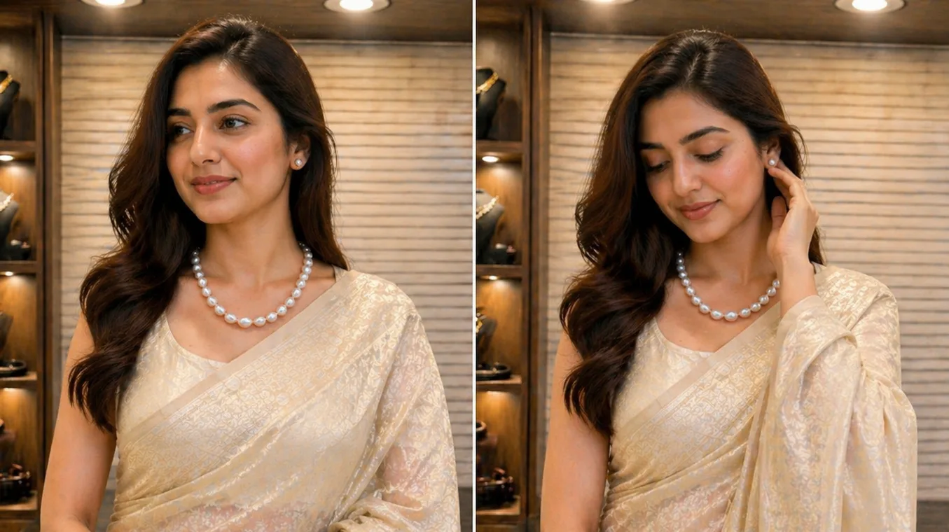 oval-white-pearl-necklace-for-women thumbnail 4