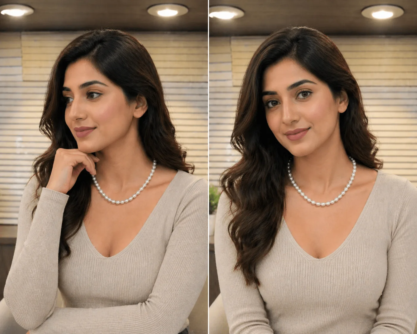 Elegant White Pearl Necklace for Women thumbnail 4