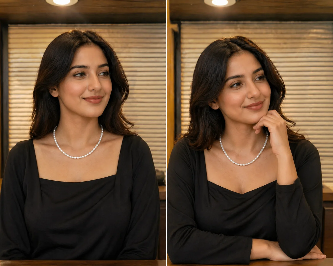 Delicate White Pearl Necklace for Women thumbnail 4