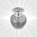 silver antique lota