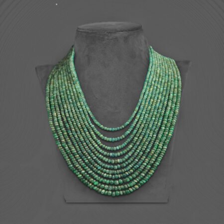 real uncut emerald beads mala