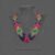 Multi Sapphire Beaded Necklace
