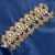 Silver Moissanite Stones Pearl Necklace