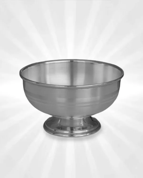 silver bowl