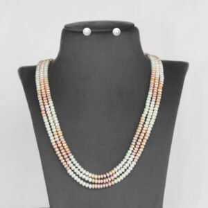 Aurora Glow Rainbow Necklace Set