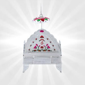 God Sinhasan in silver