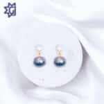 Button Pearls Earrings