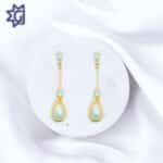 Classic Teardrop Natural Pearl Earrings