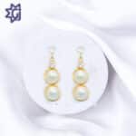 Tear Drop Earrings of Step by Step Pearls