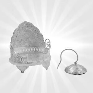 God Sinhasan in silver