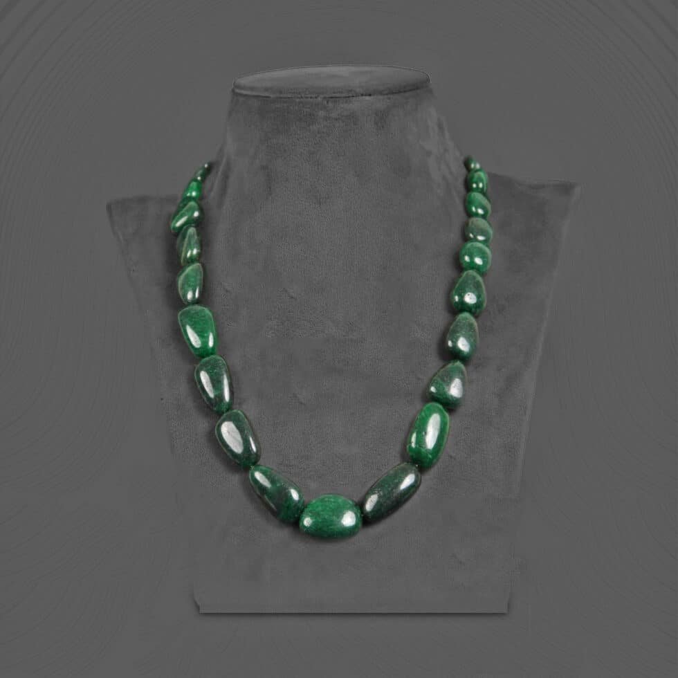beryl stone necklace