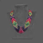 Multi Sapphire Beaded Necklace