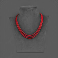 Natural 3line Ruby Necklace sets