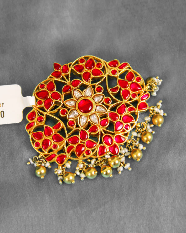 925 silver kundan pendant