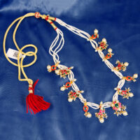 925 silver kundan pearls Necklace