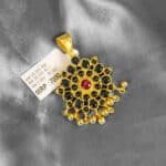 925 silver kundan pendant